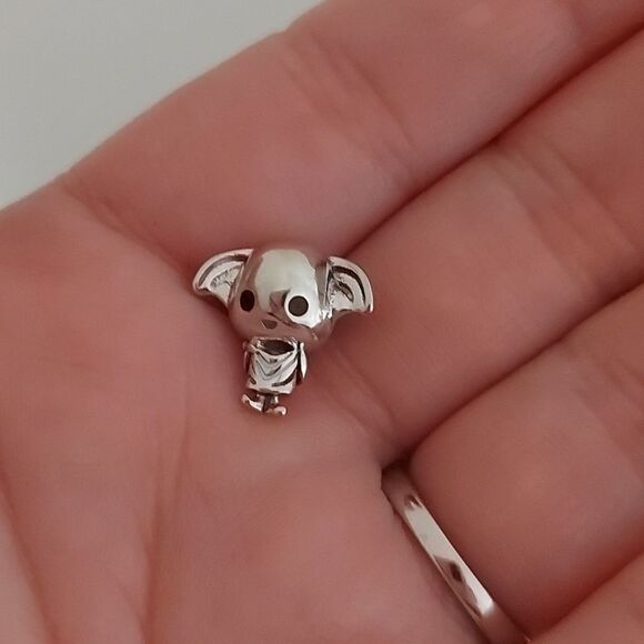 925 Sterling Silver Dobby Charm - Picture 2 of 6